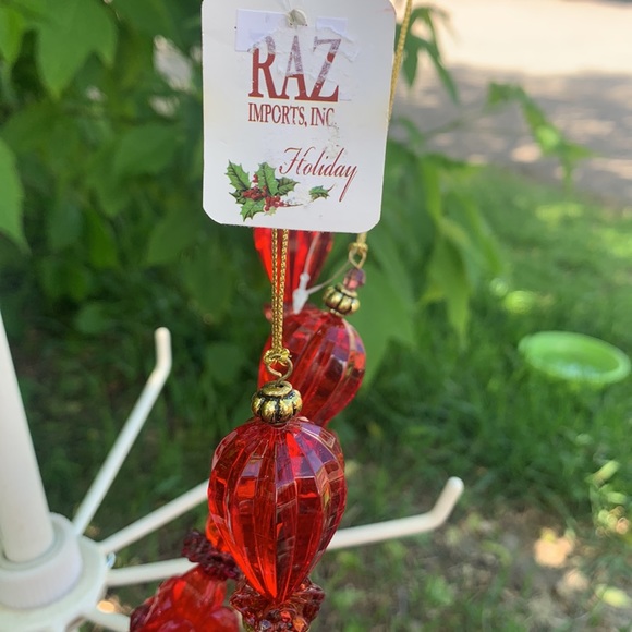 Vintage Red Classic Ornaments Raz Holiday - Picture 9 of 14